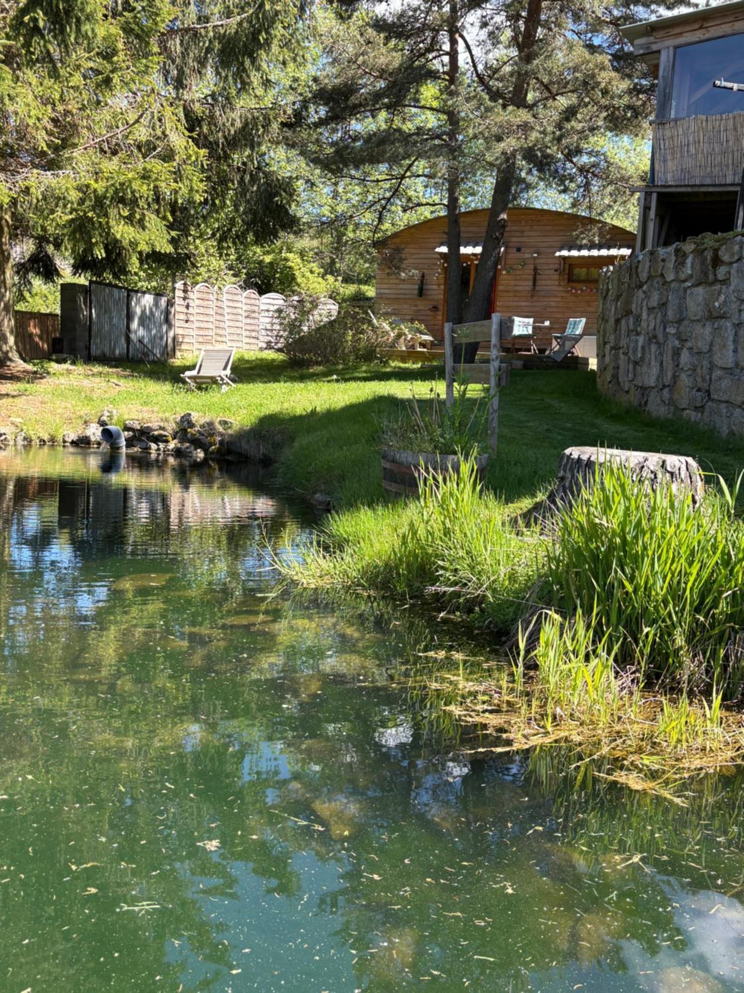 Chalet Grenouille Domaine De La Mamounette Champclause Exterior foto